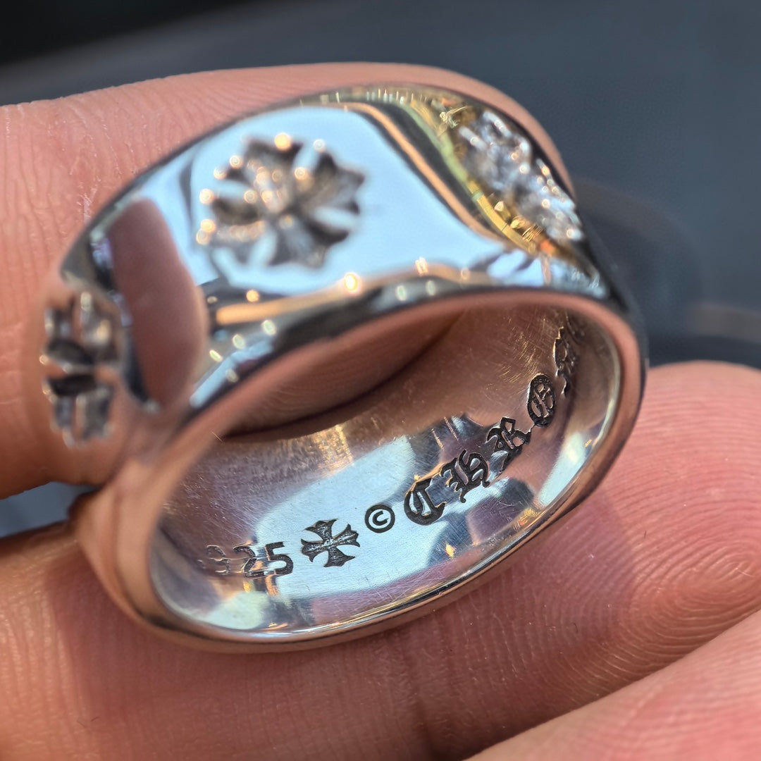 Chrome Hearts - Plus Thick Band Ring