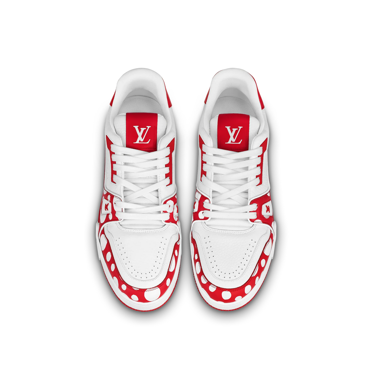 Louis Vuitton LV Trainer X YK Infinity Dots Red