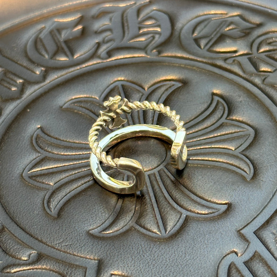 Chrome Hearts - Retro Double-Layer Ring