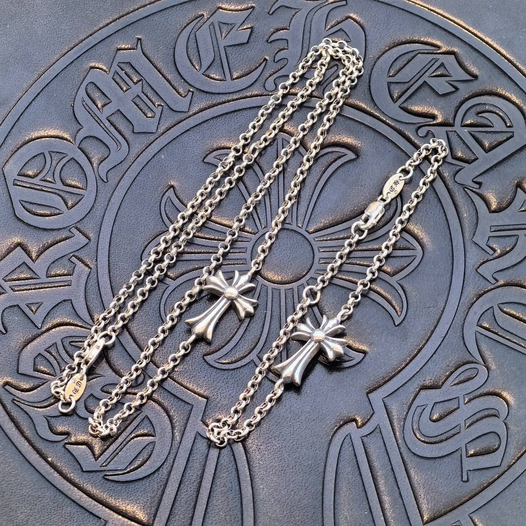 Chrome Hearts - Cross Rock Necklace and Bracelet
