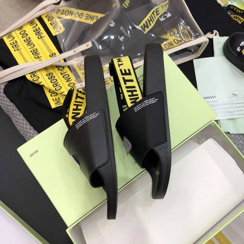 Off-White Industrial Strap Sandals Black