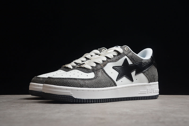 A Bathing Ape Bape Sta Snake Skin Black