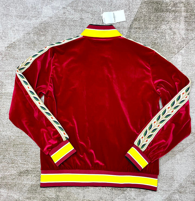 Casablanca Laurel Track Jacket Velour
