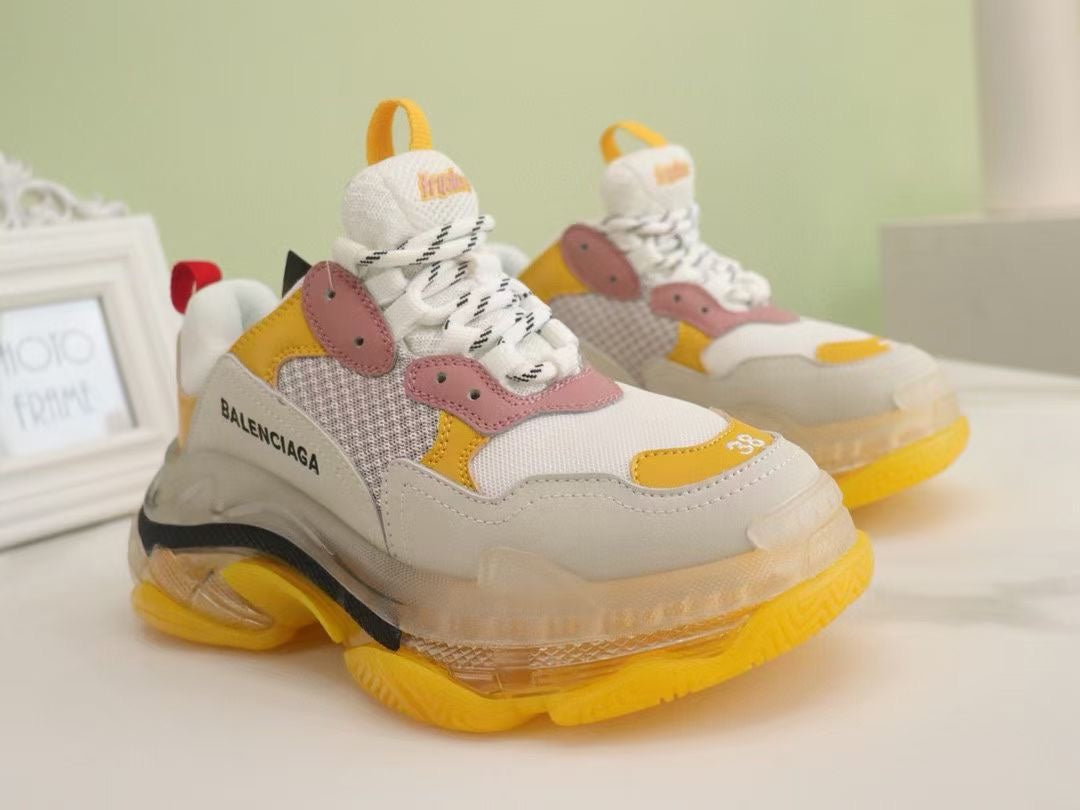 Balenciaga Triple S 'White Yellow'