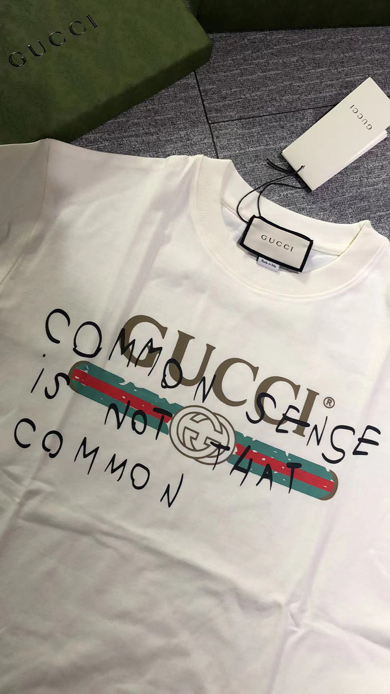 GUCCI Common Sense Is Not That Common T Shirt