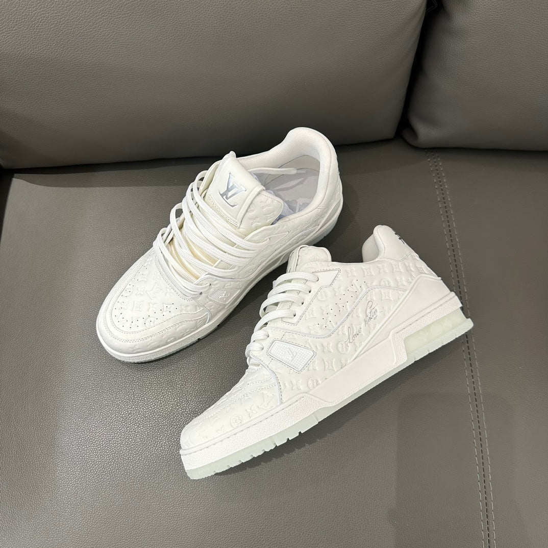Louis Vuitton LV Trainer Monogram White