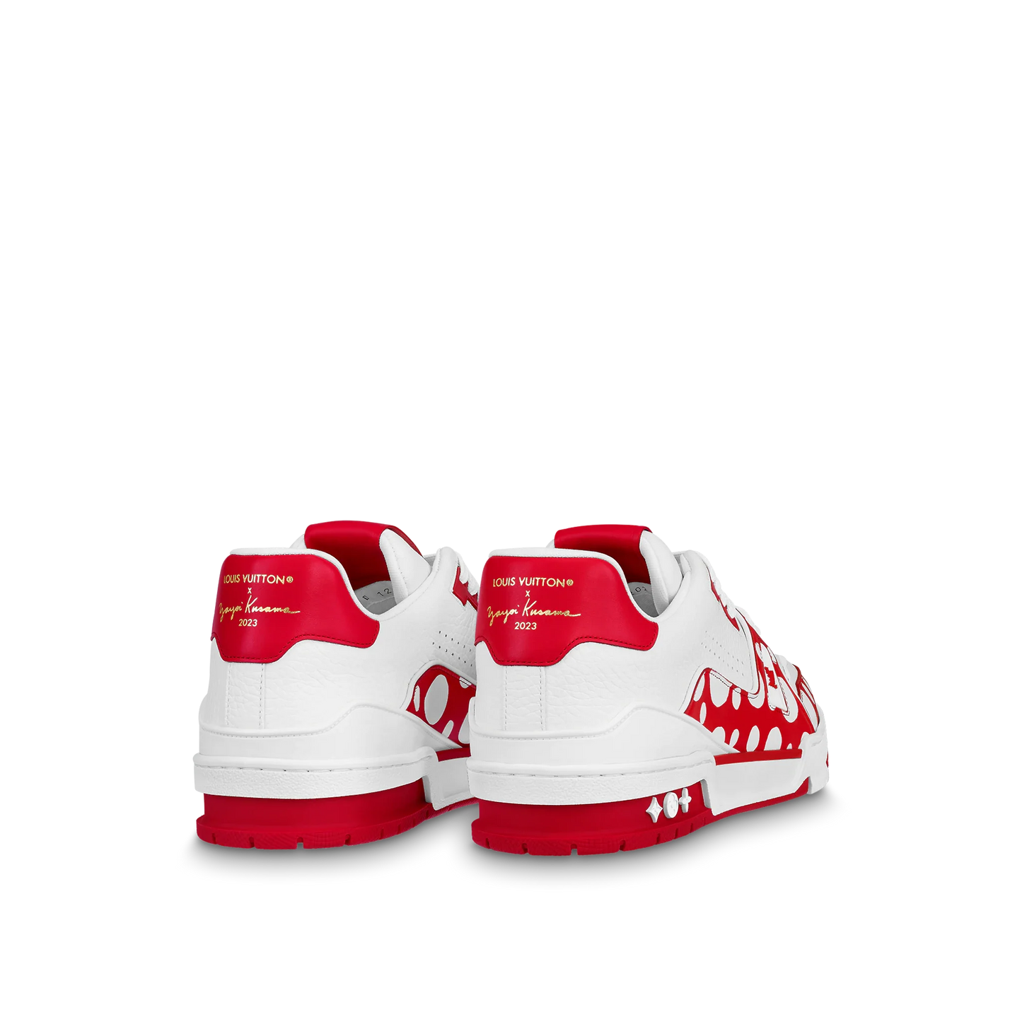 Louis Vuitton LV Trainer X YK Infinity Dots Red