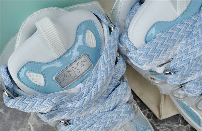 Lanvin Curb Sneaker White Light Blue