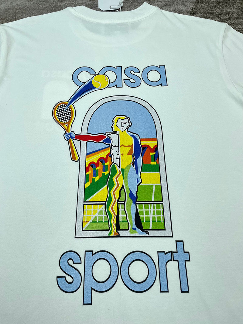 CASABLANCA Le Jeu Coloré T-Shirt White