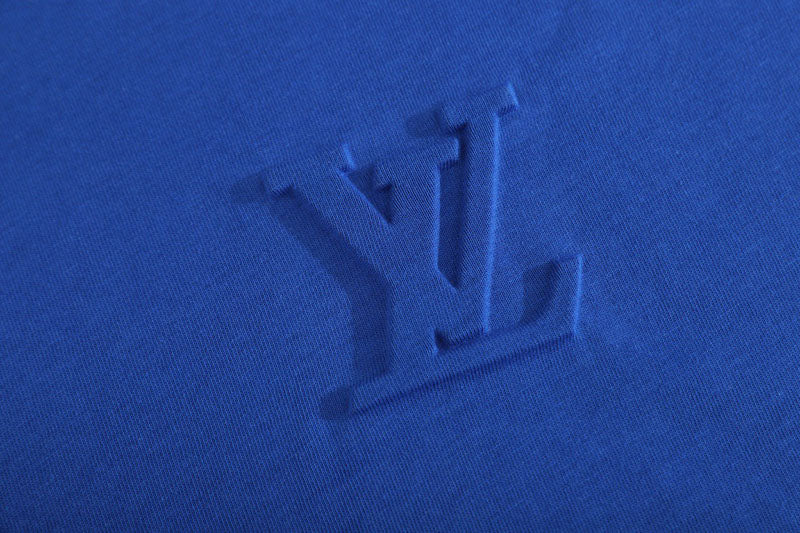 Louis Vuitton LV Debossed Tee Blue