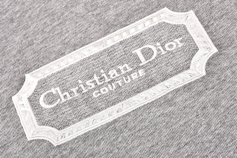 DIOR Christian Dior Couture Relaxed-Fit Grey T-Shirt