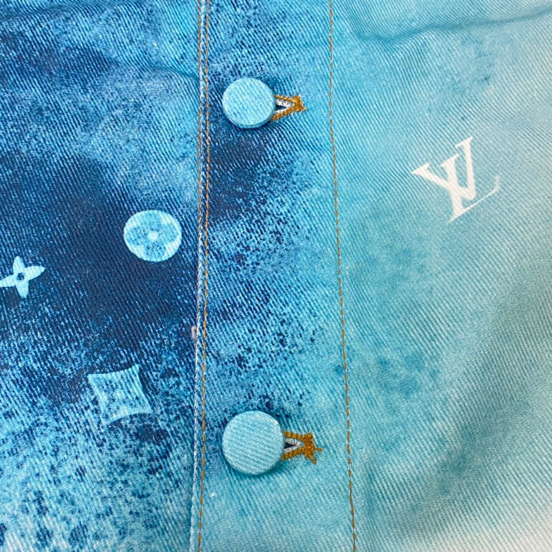 Louis Vuitton LV Spray Denim Jacket Multicolor