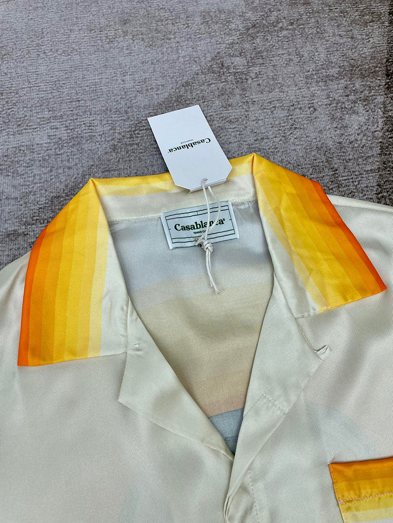 CASABLANCA Panoramique Silk Shirt