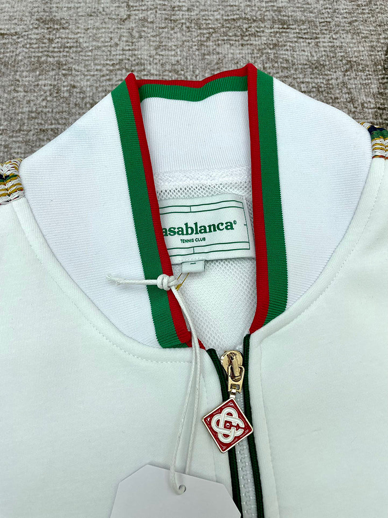 Casablanca Laurel Track Jacket White