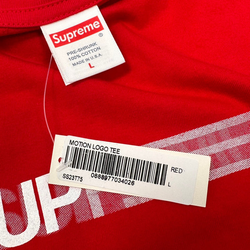 Supreme Motion Logo Tee Red