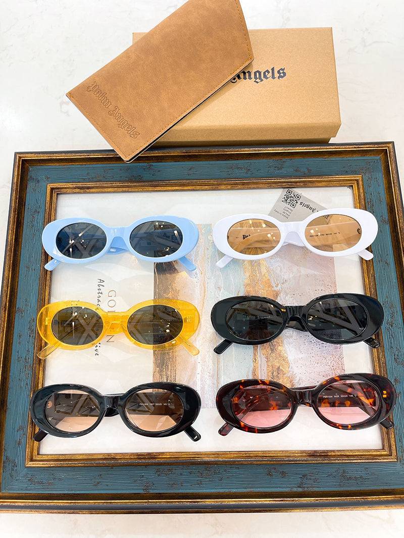 Palm Angels Spirit Sunglasses Black/Caramel