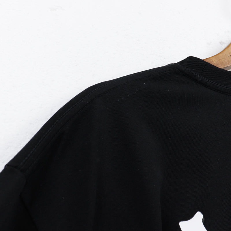 AMIRI Bones Stacked Cotton T-shirt Black