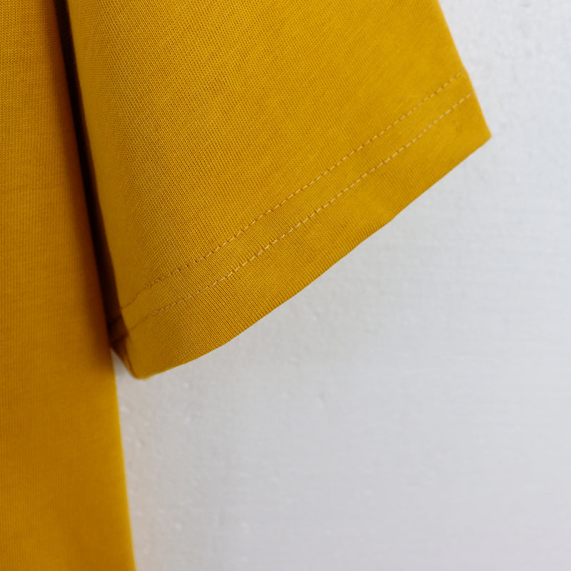 AMIRI STAGGERED CHROME PRINT T-SHIRT YELLOW