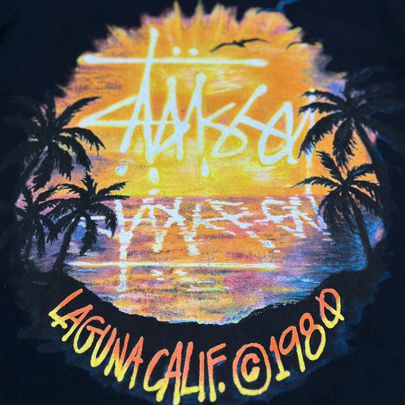 Stussy Sunset T-Shirt | Black