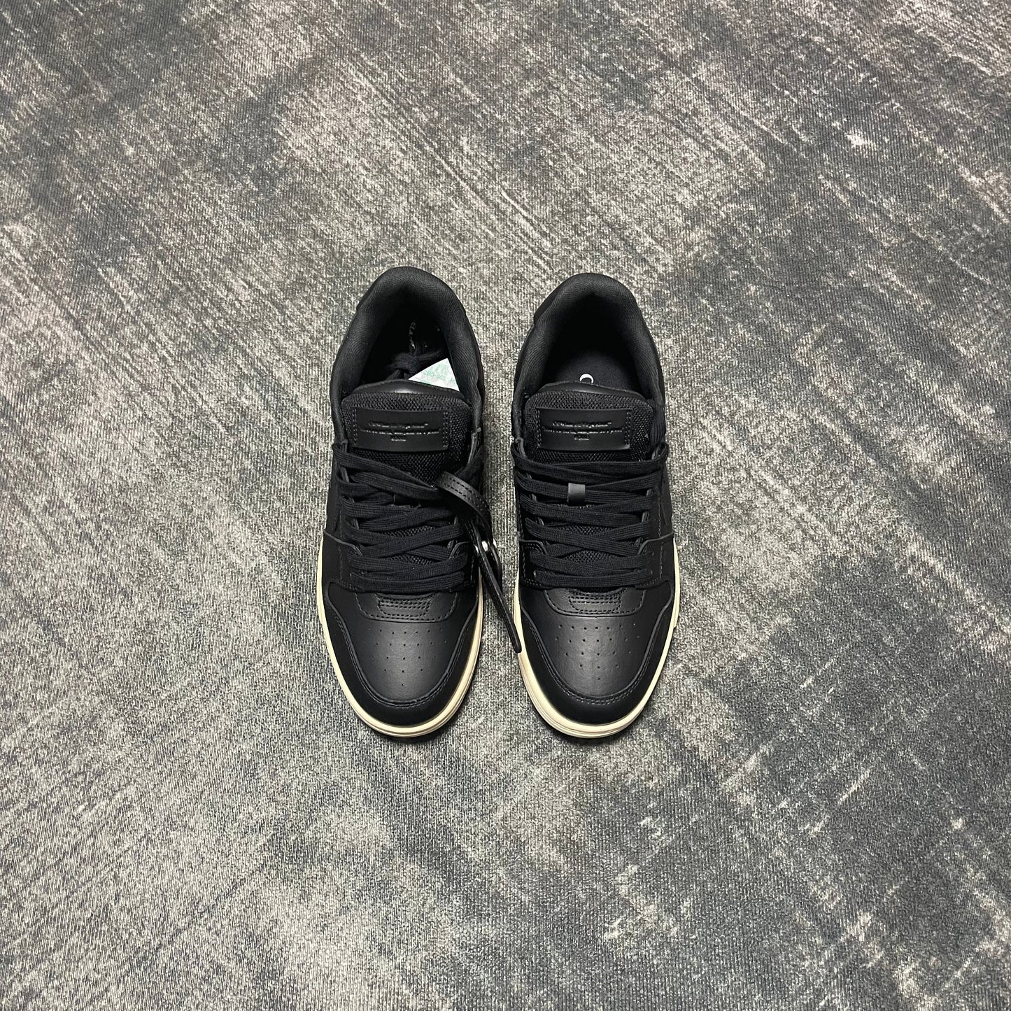 Off-White Out Of Office Calf Leather Black Gold