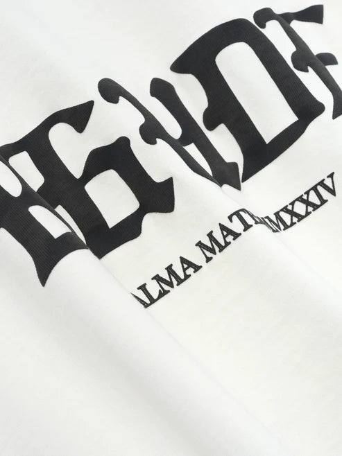 RHUDE RUNWAY SCRIPT T-Shirt | White