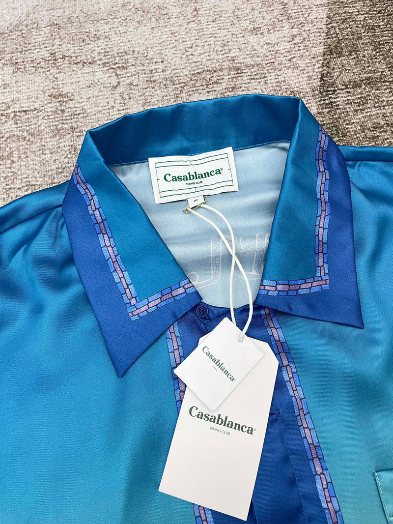 CASABLANCA Coquillage Coloré Silk Shirt