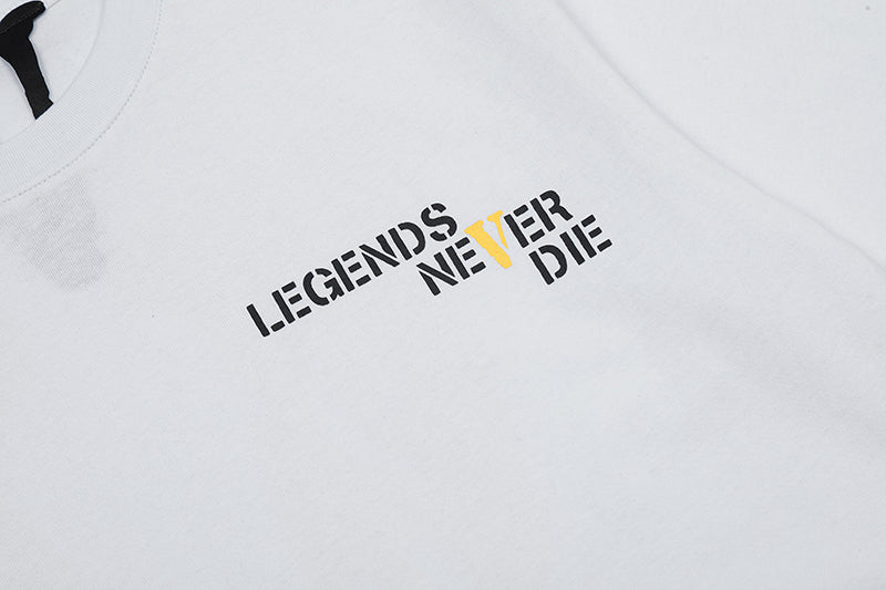 Vlone x Juice Wrld 999 - Legends Never Die Shirt (White/Yellow)
