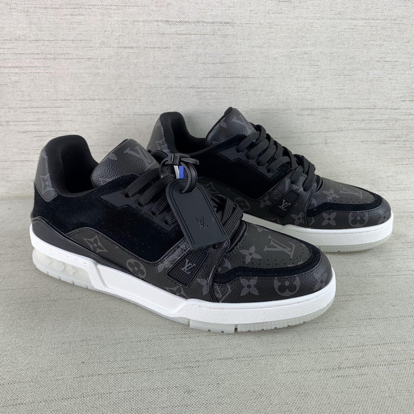 Louis Vuitton LV Trainer Black Monogram