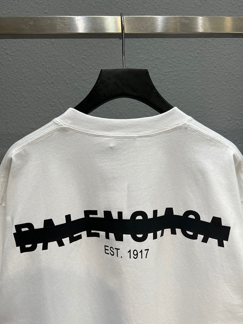Balenciaga Strike 1917 logo oversize T-shirt