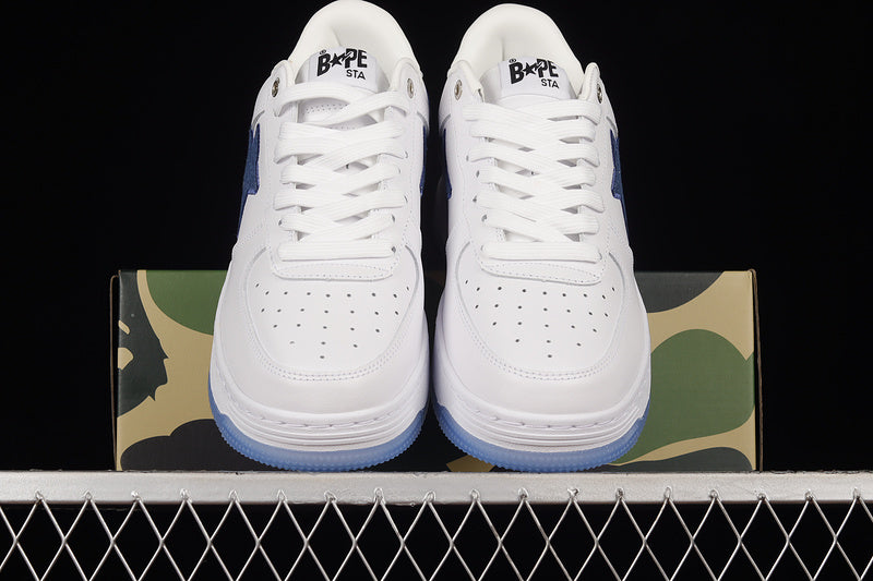 A Bathing Ape Bape SK8 Sta V2 Last Orgy White/Blue