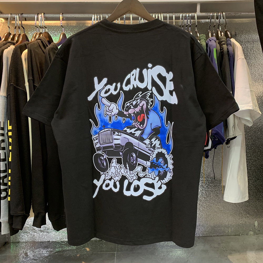 Trapstar 'You Cruise You Lose' Black Tee