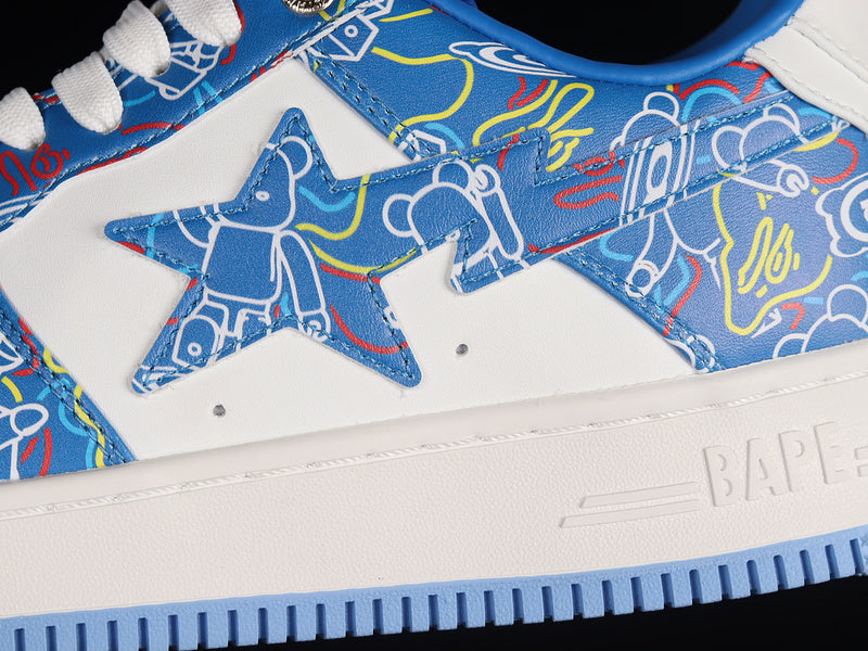A Bathing Ape Bape Sta Medicom Toy Bearbrick Camo Blue