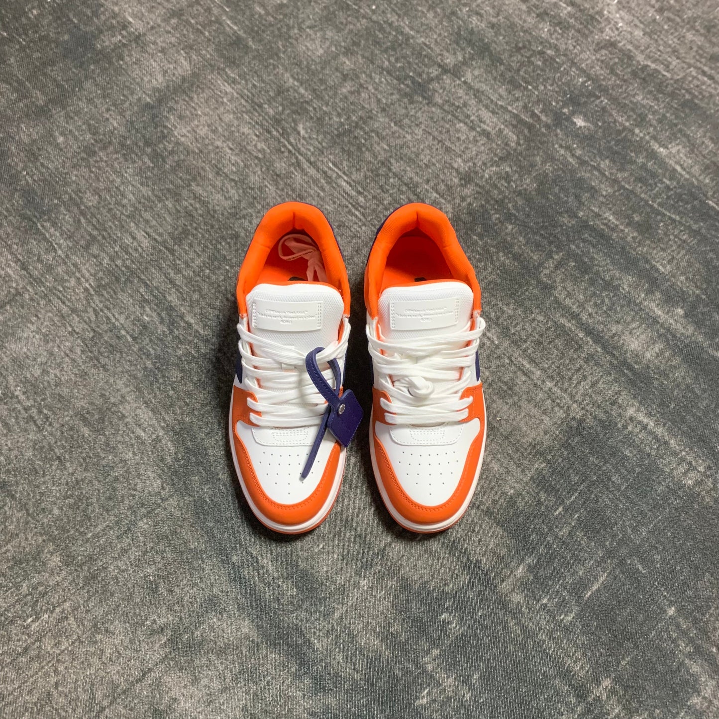 Off-White Out Of Office Low Tops White Orange Blue