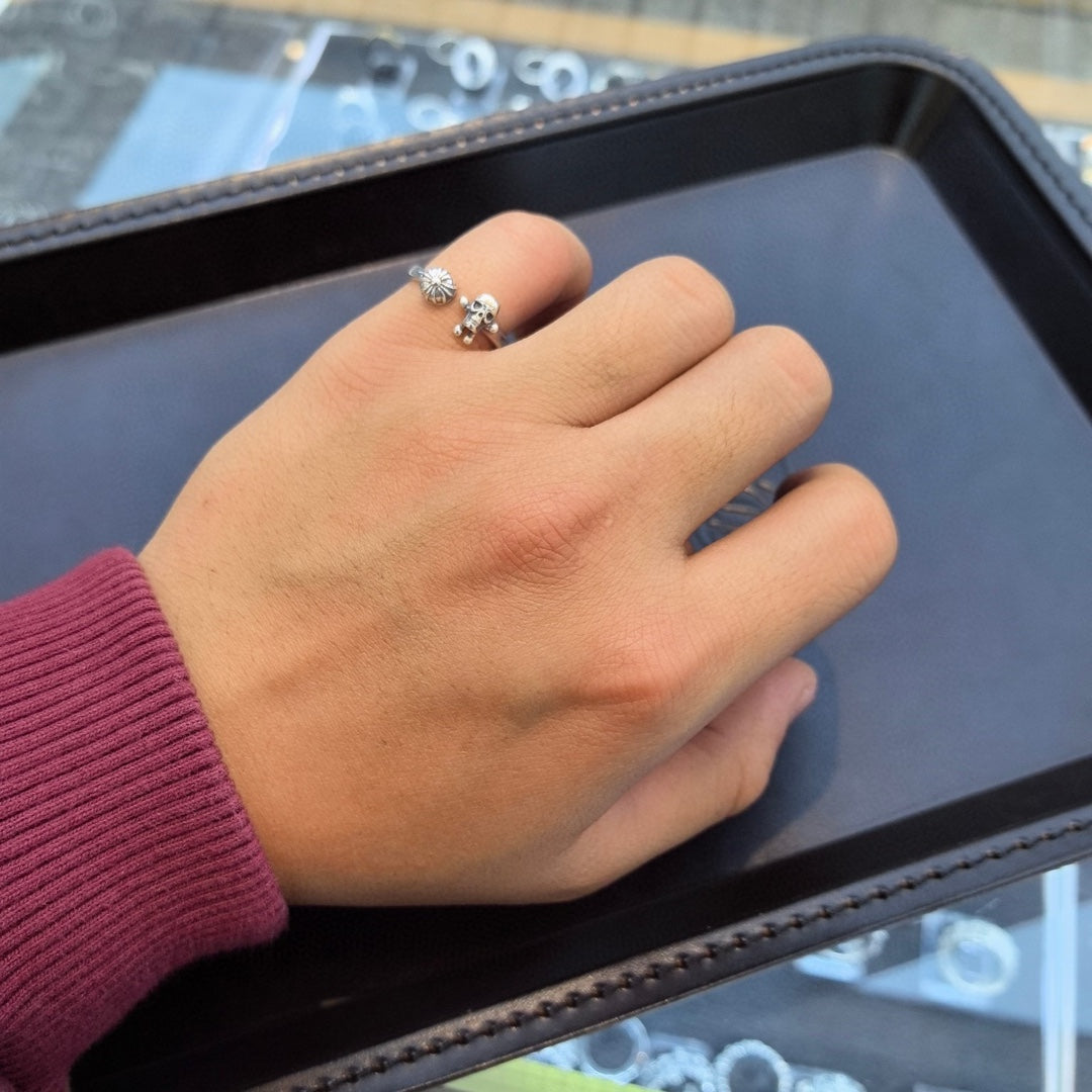 Chrome Hearts - Foti Harris Teeter Crossball Ring