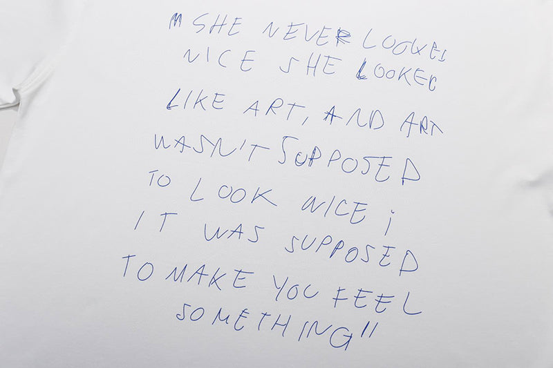 VETEMENTS She Never Looked Nice T-shirt | White