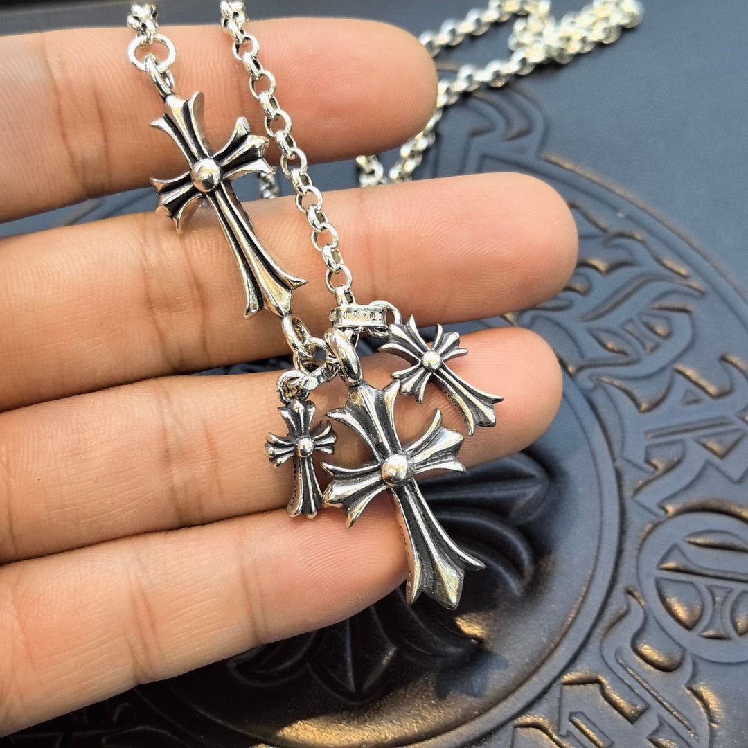 Chrome Hearts - Extendo Multi Cross Necklace