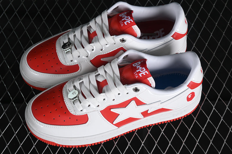 A Bathing Ape Bape Sta Low #6 Red