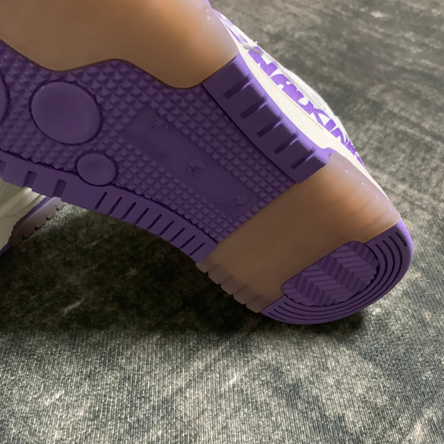 Off-White Out of Office 'For Walking' White Purple.