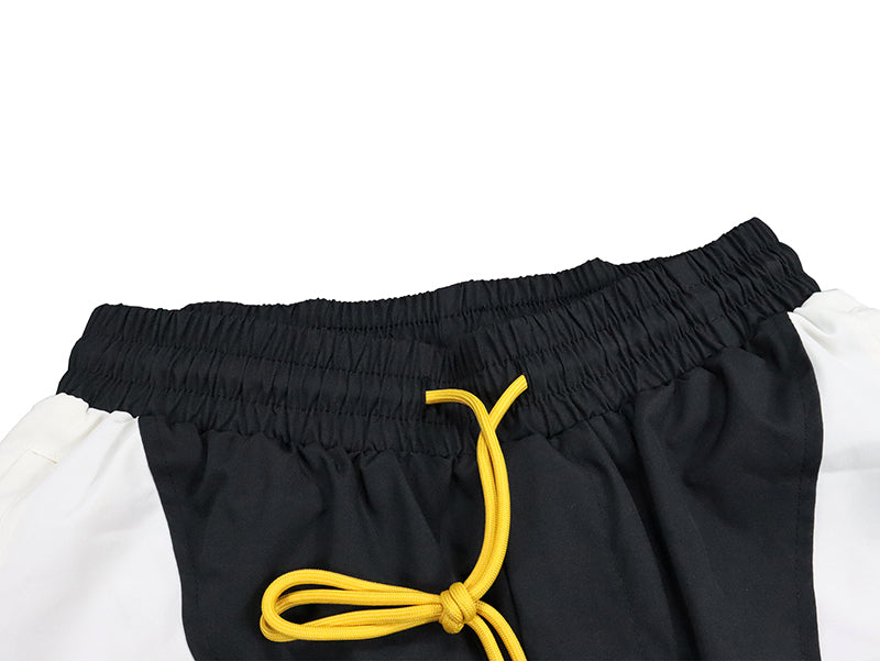 Rhude Panel Logo Shorts Black/White/Multi