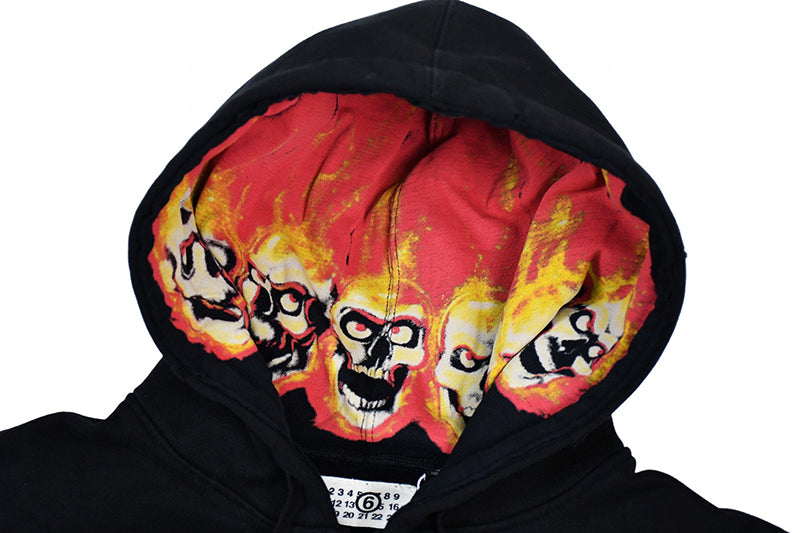 Supreme MM6 Maison Margiela Zip Up Hooded Sweatshirt Black