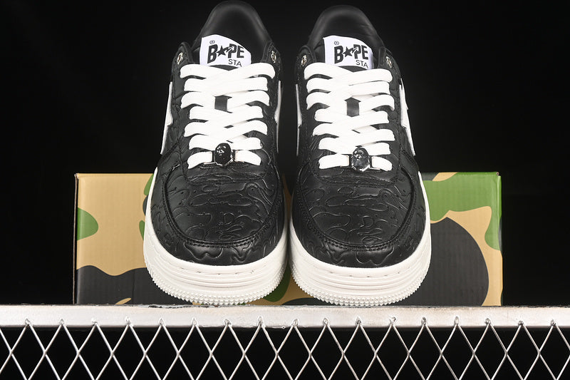 A Bathing Ape Bape Sta Low #3 Line Camo Black