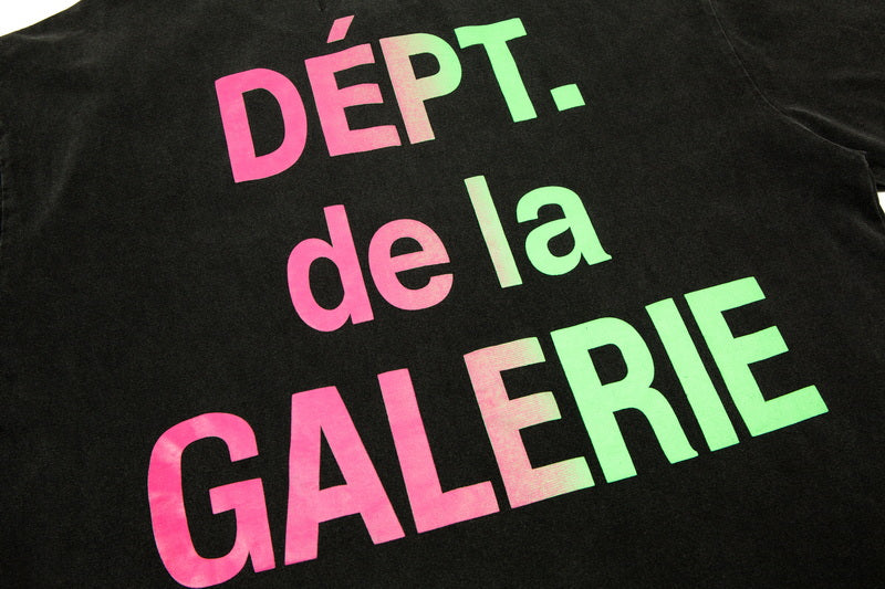 Gallery Dept Rainbow Tee 'Black'