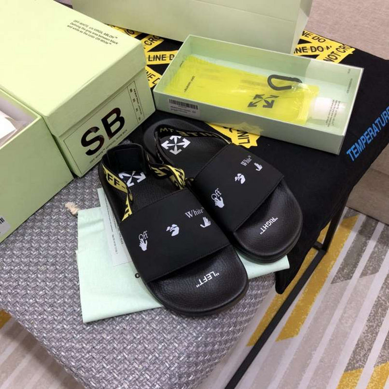 Off-White Industrial Strap Sandals Black