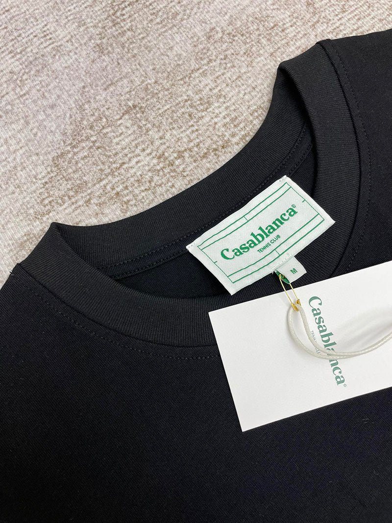 CASABLANCA Casa Sport Icon T-shirt Black
