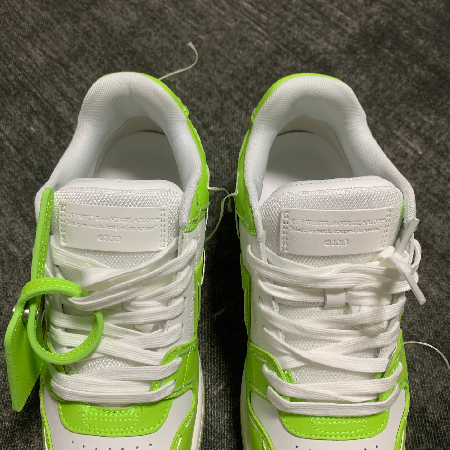 Off-White Out of Office 'Sartorial Stitch' White/Green