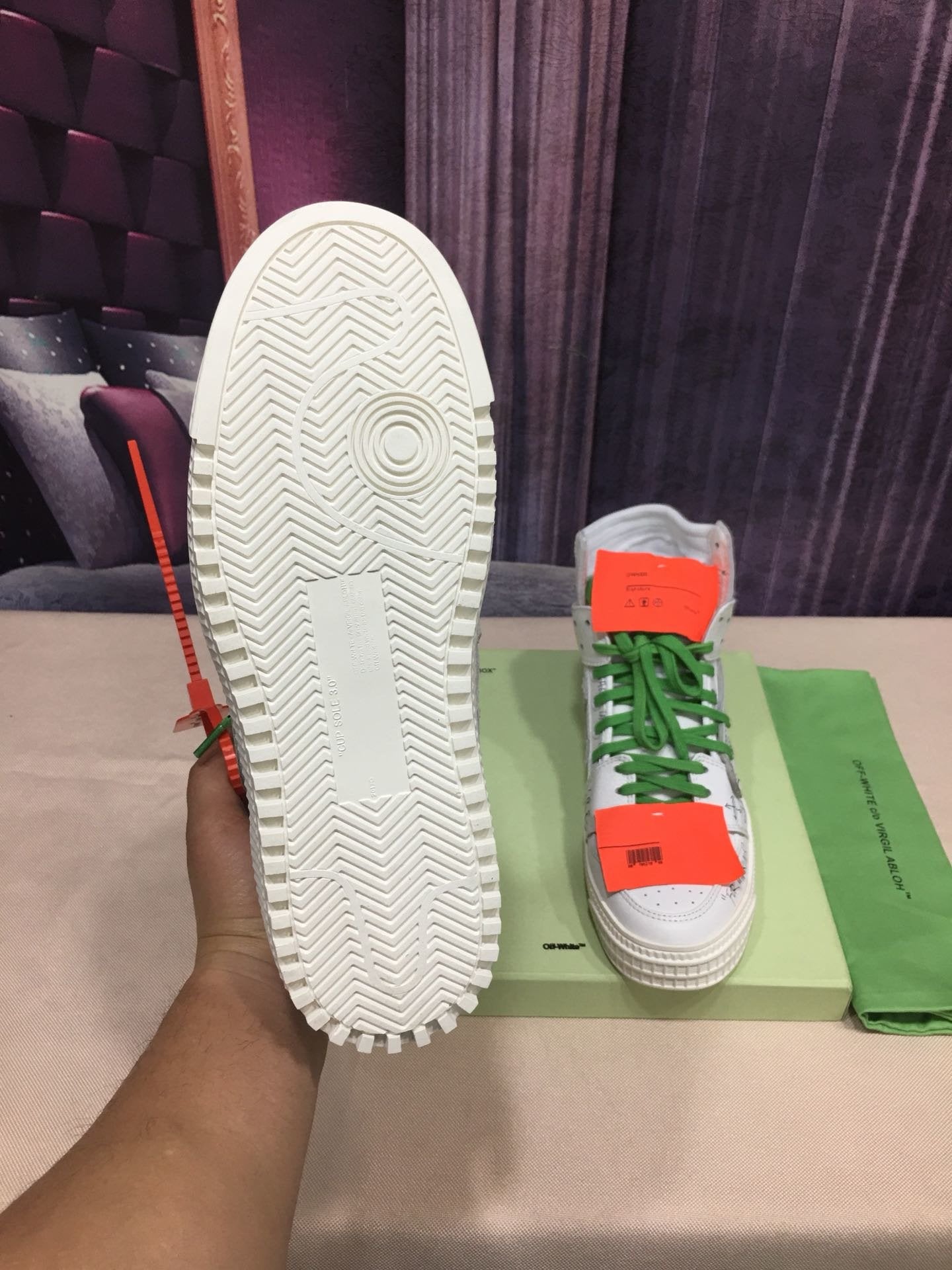 Off-White Off Court 3.0 High Sharpie Distressed