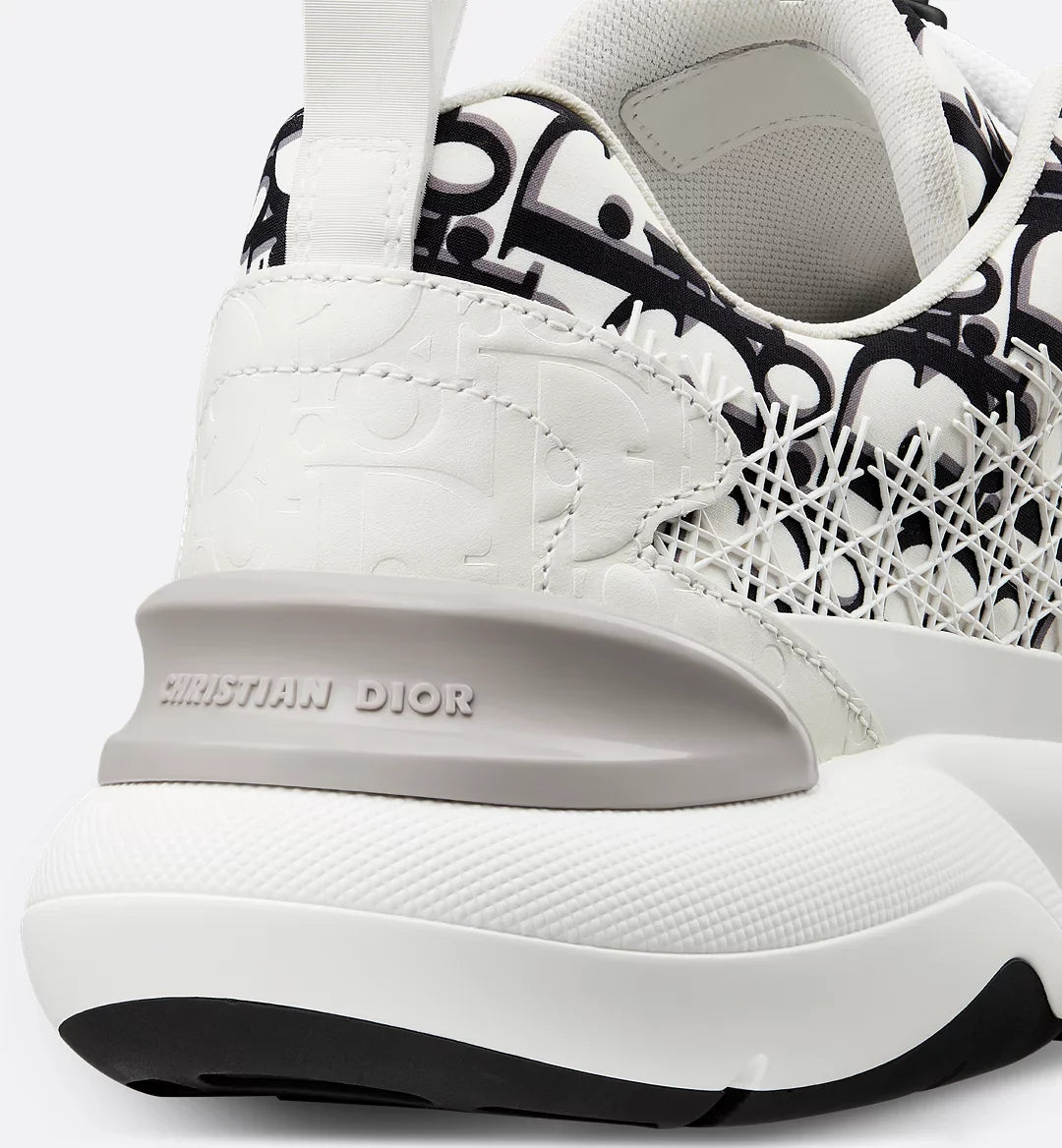 Dior B24 Oblicuo Motivo Cannage White