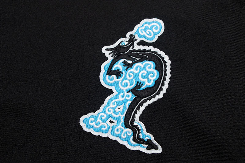 Ami Paris Dragon-Logo T Shirt Black