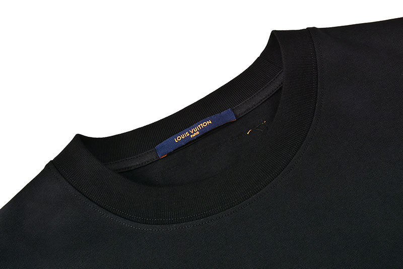 Louis Vuitton Logo Graffiti bordado Black