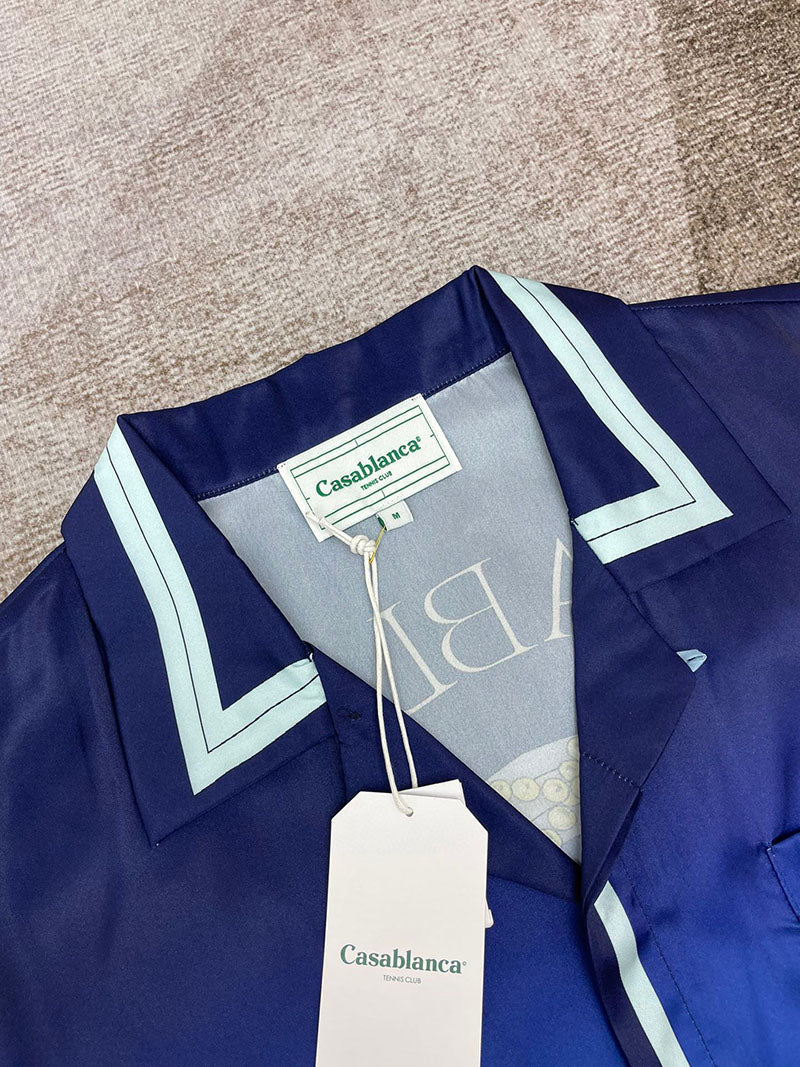 CASABLANCA Place Vendome Silk Shirt